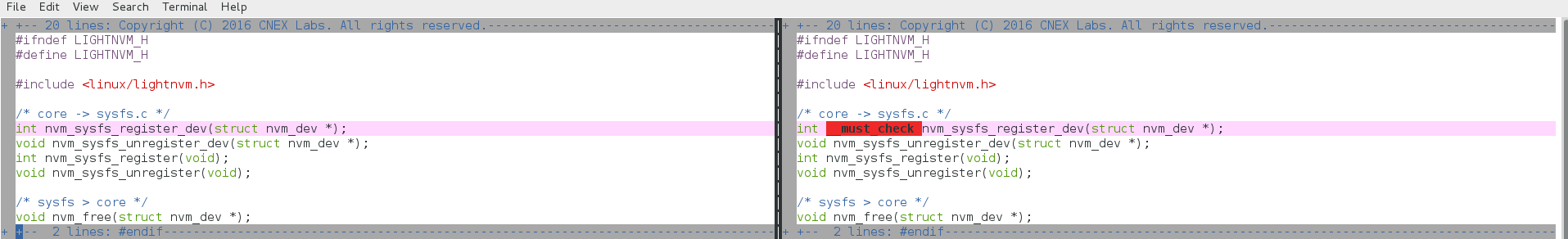 LightNVM code of Generic Media
